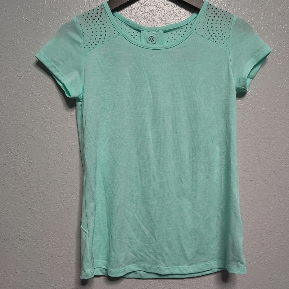 C9 Crossback Active Shirt Aqua XL 14-16